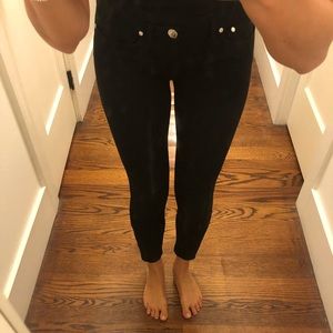 Marc Jacobs Black Stretchy Skinny Cropped Jeans